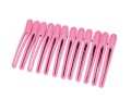 Poniks BKL005 klipsy plastikowo-metalowe różowe 10cm 12szt. 1