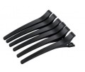 Poniks BKL011 klipsy gładkie plastikowe czarne 11,5cm 6szt. 1
