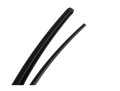 Poniks BKL011 klipsy gładkie plastikowe czarne 11,5cm 6szt. 3
