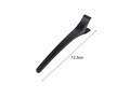 Poniks BKL011 klipsy gładkie plastikowe czarne 11,5cm 6szt. 2
