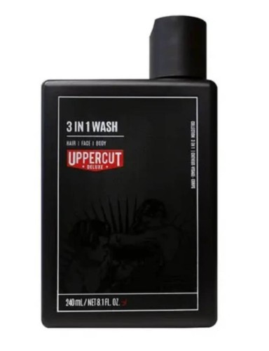 Uppercut 3w1 Wash męski szampon do włosów, twarzy i ciała 240ml.jpg