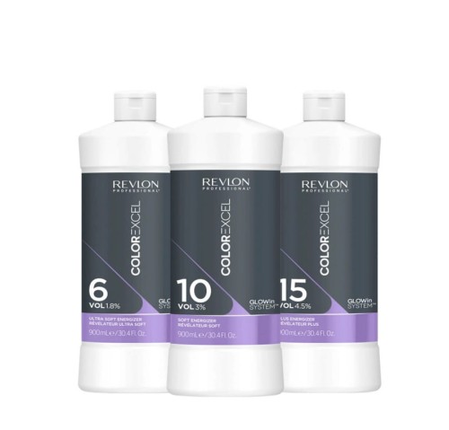 Revlon Color Excel Glow In Energizer 1,8%, 3%, 4,5% aktywator do tonowania 900ml 1