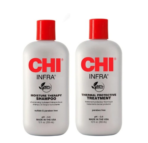CHI Infra Moisture Therapy zestaw  szampon + odżywka 2 x 350ml 1