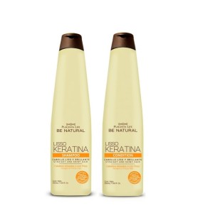 PLACENTA LIFE Lisso Keratina szampon + odżywka zestaw z keratyną  2x 350ml