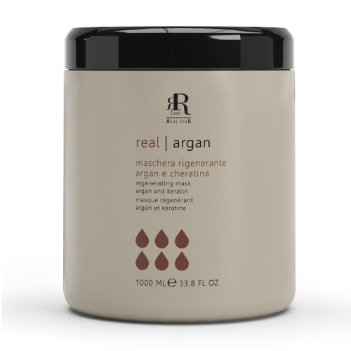 RR Line Argan maska zniszczone łamliwe 1000ml  1