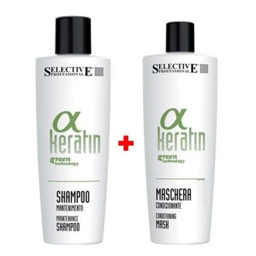 Selective Alfa Keratin po zabiegu szampon 250ml + maska 250ml 1