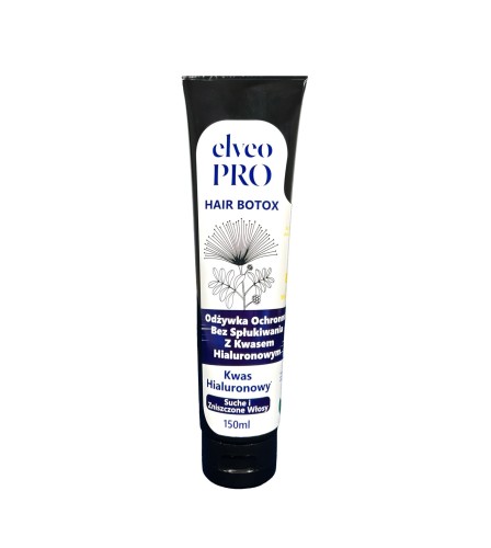 Elveo Hair Botox Kwas Hialuronowy odżywka ochronna bez spłukiwania 150ml.jpg
