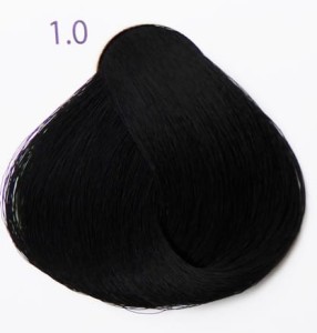 RR LINE Real Color 1.0 Black Czarny farba do włosów 100ml