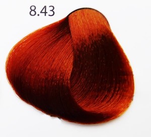 RR LINE Real Color 8.44 Light Blonde Intense Copper farba do włosów 100ml