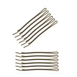 IzA 015/12 Prosta wsuwka do włosów brąz 5cm 12szt.