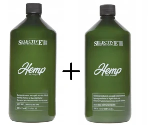 Selective Hemp szampon +odżywka zestaw 2x1000ml
