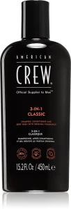 American Crew 3-in-1 szampon odżywka żel do ciała 250ml