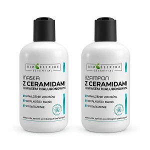 Bioelixire Kwas hialuronowy nawilżający Set szampon + maska 2x300ml