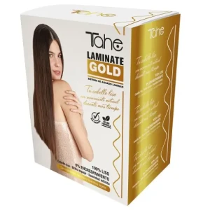 Tahe Laminate Gold Bioplastia zestaw do pielęgnacji włosów po laminacji