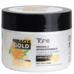 Tahe Miracle Gold Anti Frizz maska wygładzająca do włosów grubych i puszących się
