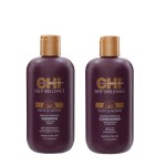 CHI Deep Brilliance szampon + odżywka wygładza 2x355ml