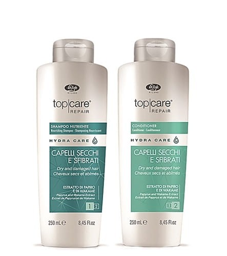 Lisap Top Care Hydra szampon + odżywka suche włosy 2x250ml 1