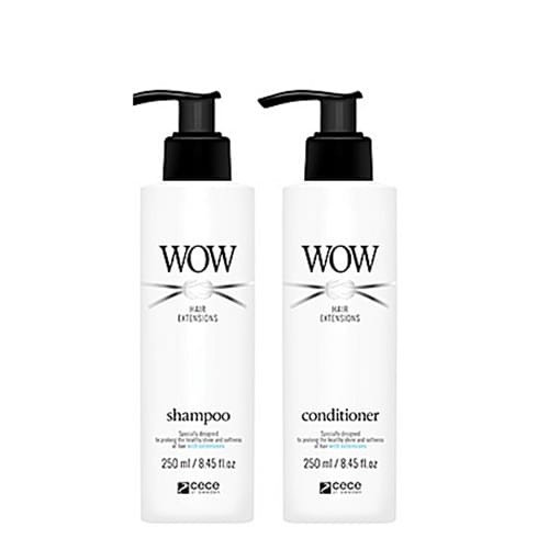 CeCe WOW Extensions szampon + odżywka włosy przedłużane 2x250ml 1