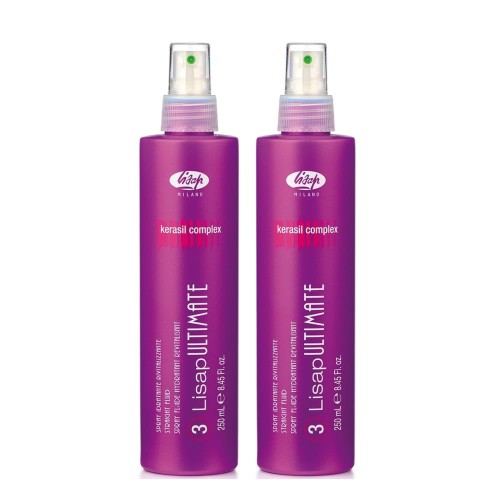 Lisap Ultimate Straight Fluid spray wygładzający 2x250ml 1
