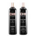 CHI Luxury Black Seed zestaw szampon 355ml + odżywka 355ml 1