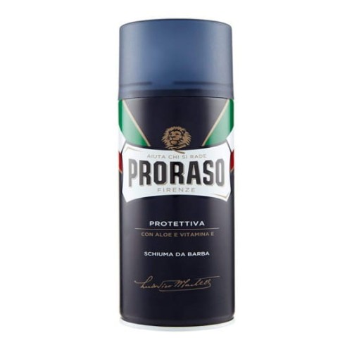 Proraso Blue pianka do golenia sucha cera 300ml 1