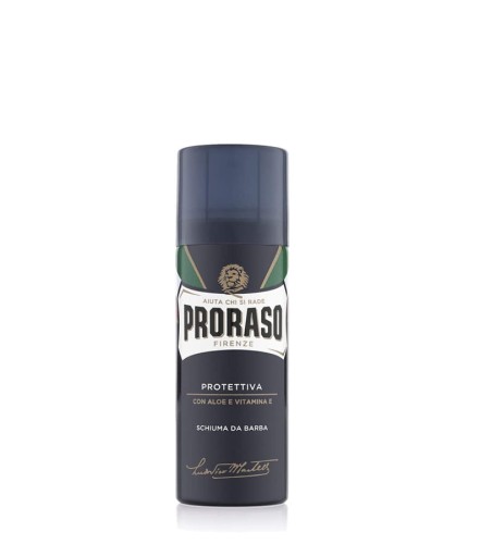 Proraso Blue pianka do golenia sucha cera 50ml 1