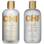 CHI Keratin Gold zestaw z keratyną szampon + odżywka 2x355ml