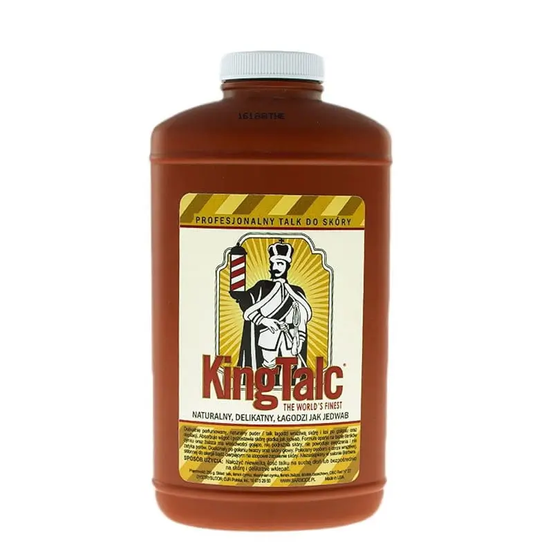 BARBICIDE KING TALC łagodzący talk barberski fryzjerski 200g