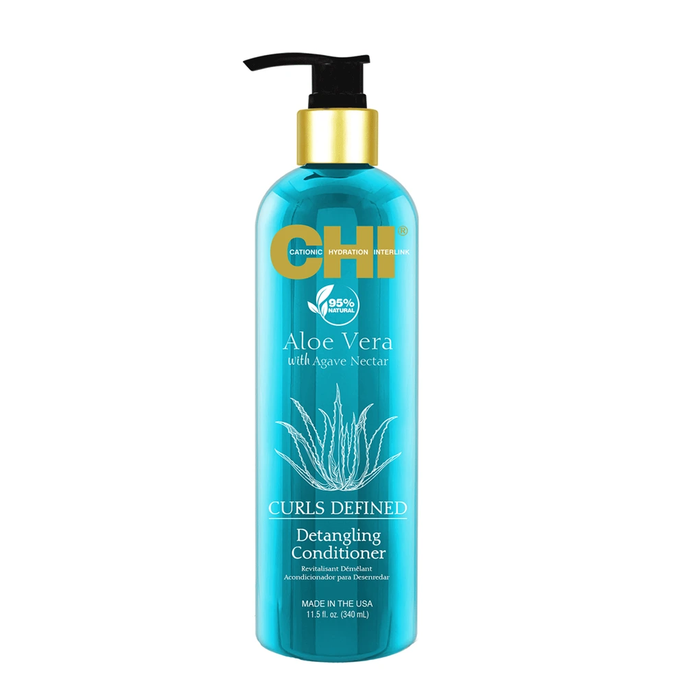 Odżywka do włosów kręconych CHI Aloe Vera Curl 340ml – nawilżenie i wzmocnienie loków